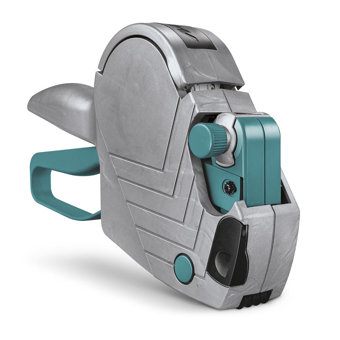 Prismärkare Meto Basic S Datum 822 22x12mm i grå och blå färg