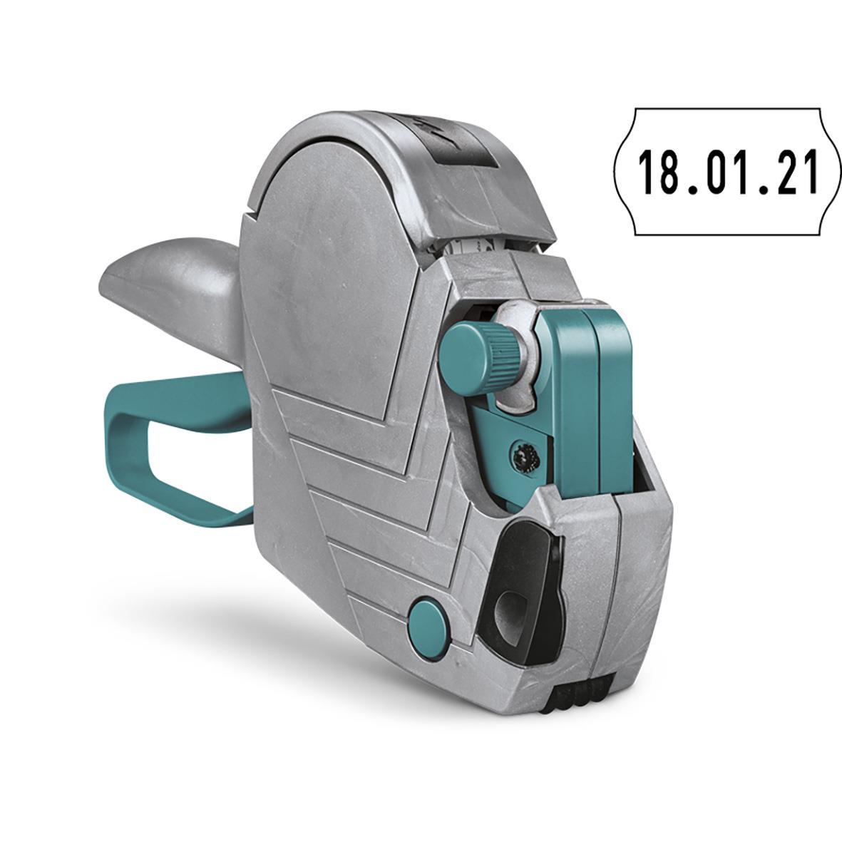 Prismärkare Meto Basic S Datum 822 22x12mm med blå knapp och display