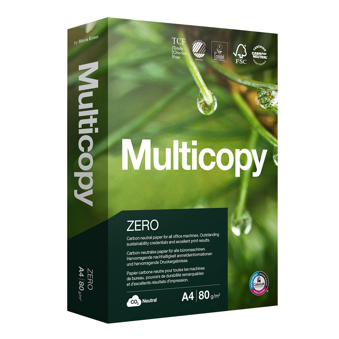 Kopieringspapper Multicopy Zero A4 80g