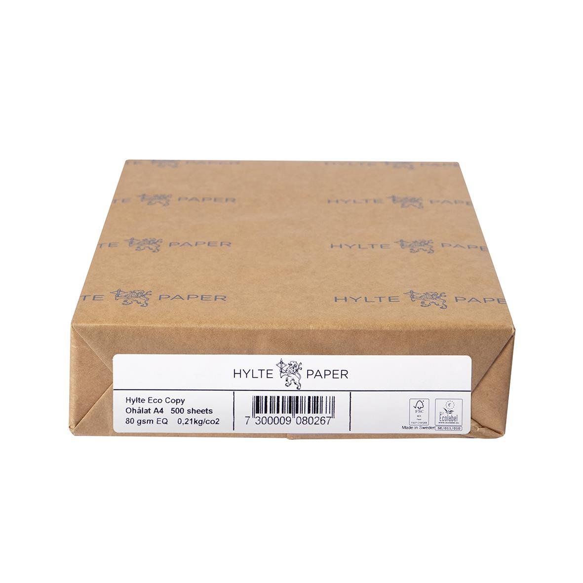 Kopieringspapper Hylte Eco Copy Ohålat A4 i kartong