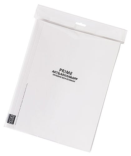 Arkivbeständigt aktomslag 230x300mm, 120g, för dokument och arkivering