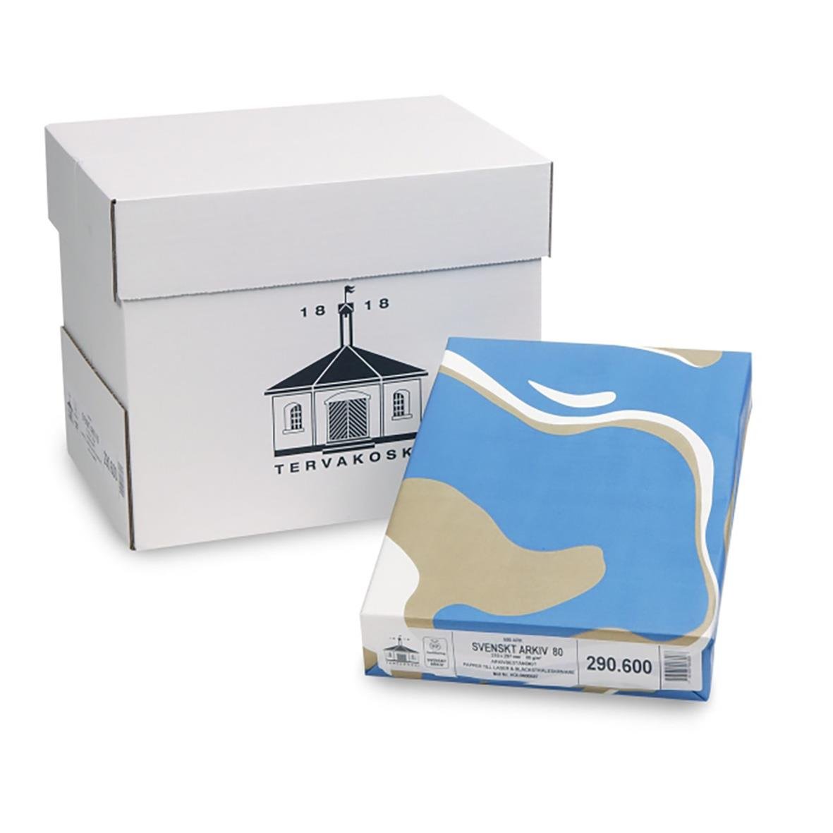 Vit A3 papper i box från Svenskt Arkiv