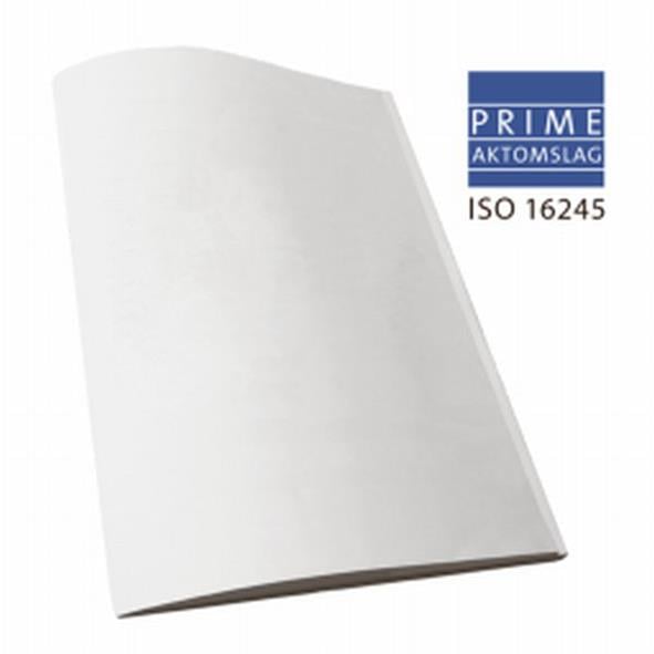 Arkivbeständigt aktomslag 430x305mm 120g, vitt, med PRIME och ISO 16245 märkning