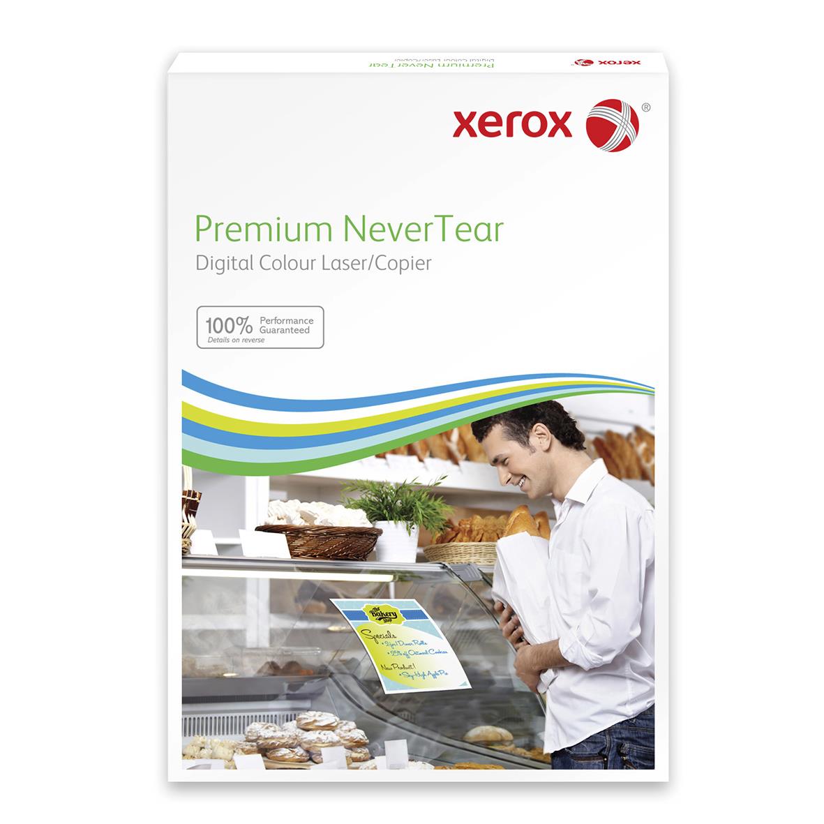 Xerox Never Tear premium allvädersfilm för laser- och kopiator, ljus frost, A4