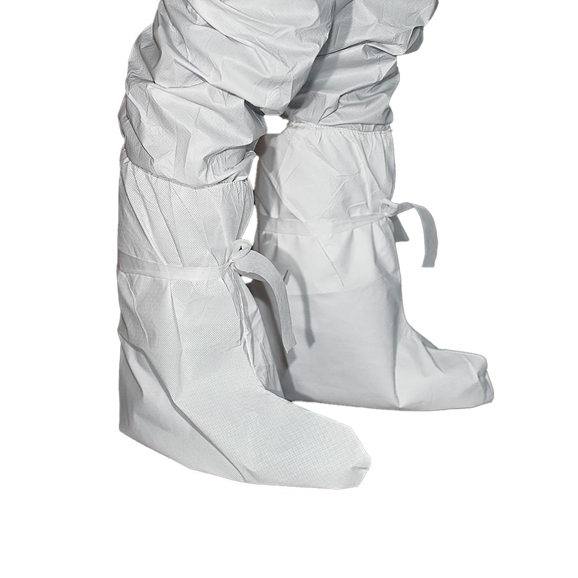 Vit stövelskydd Microgard 2500 Plus för storlek 42-46