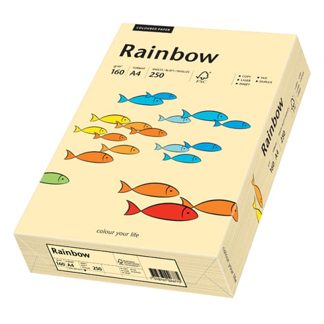 Färgat papper Rainbow A4 160g
