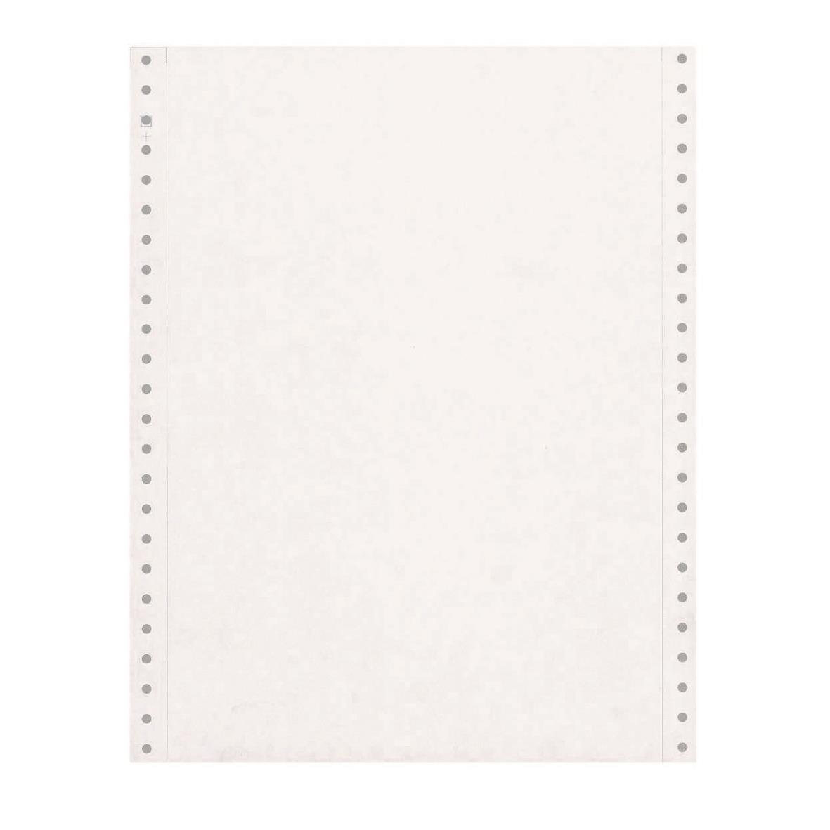 Datapapper 210x12 tum, 70 g, hålformat, oskrivet, för datorskrivning