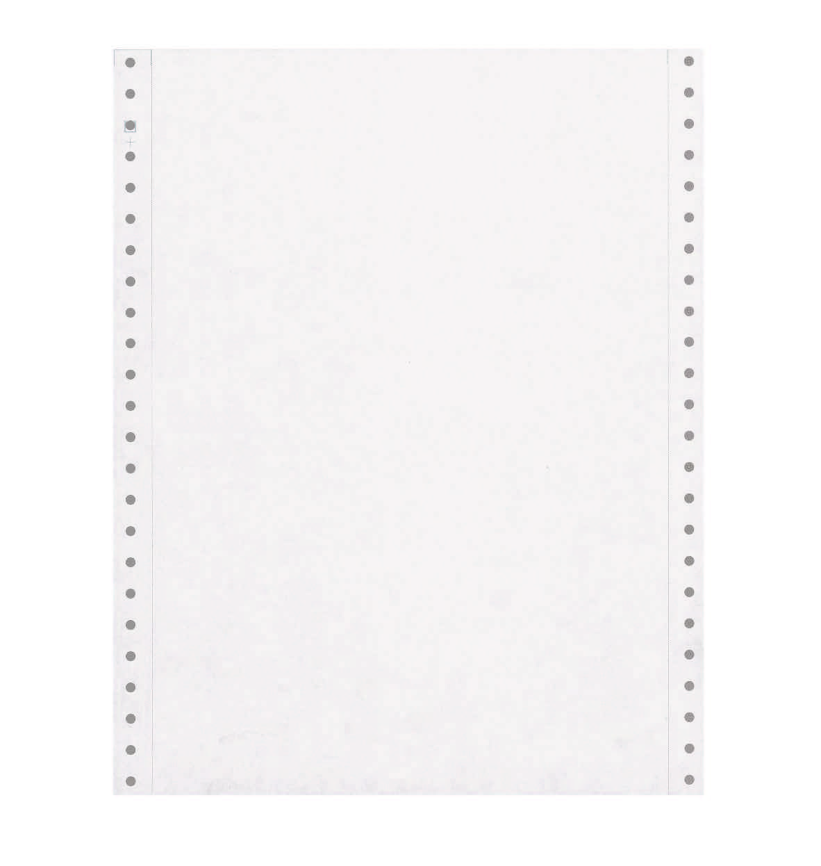 Datapapper 210x12 tum, 70 g, hålformat, oskrivet, för datorskrivning