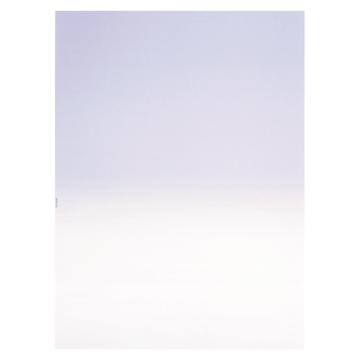 Blåtonad laserark med 4 tum talong, övergång från ljusblå till vit