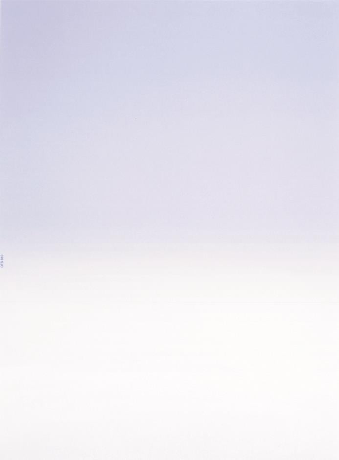 Blåtonad laserark med 4 tum talong, övergång från ljusblå till vit