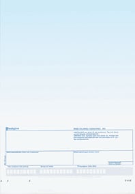 Blankett för laserbehandling med blå bakgrund och fyra bakgrundsfärger