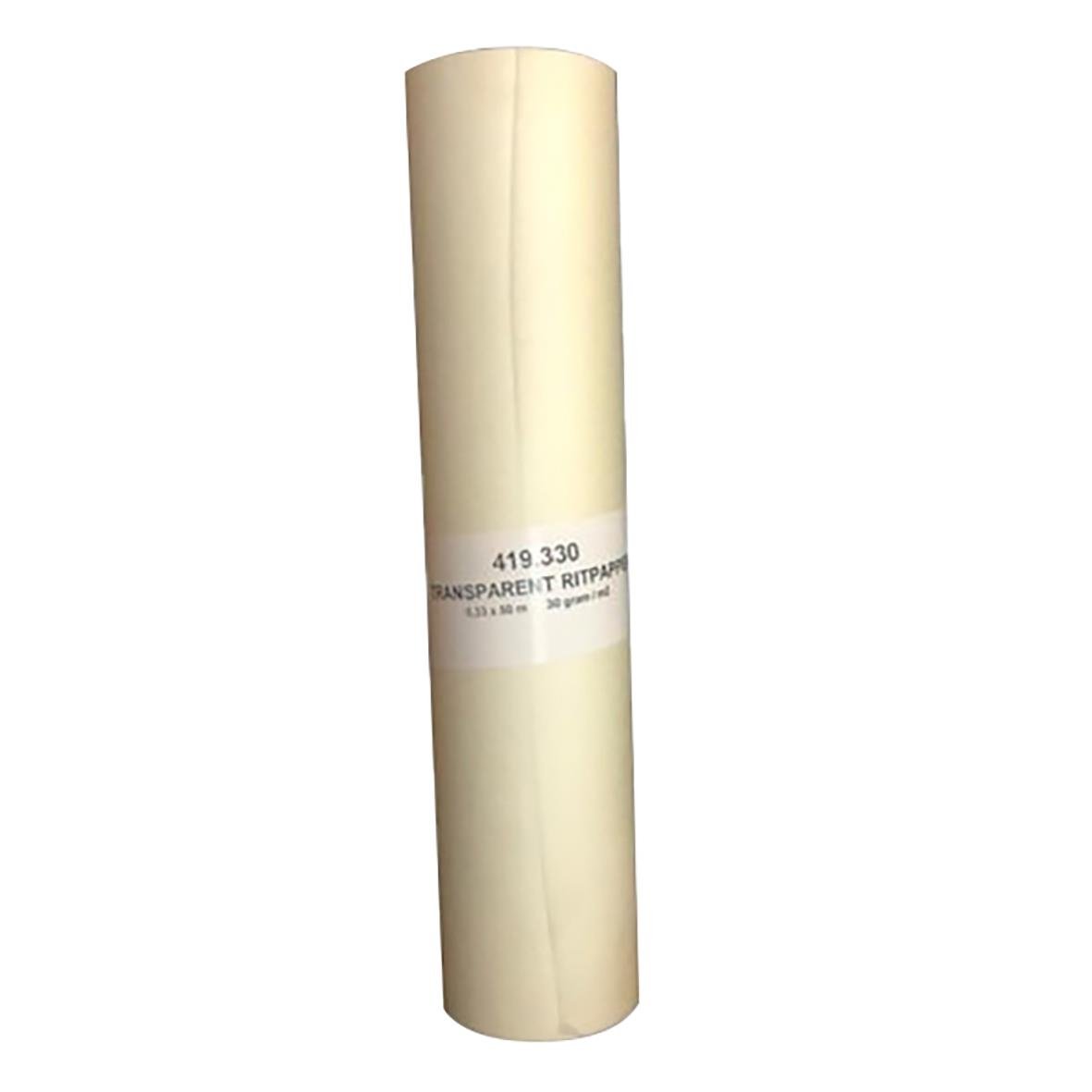 Ritpapper 33cm x 50m, 30g, rull
