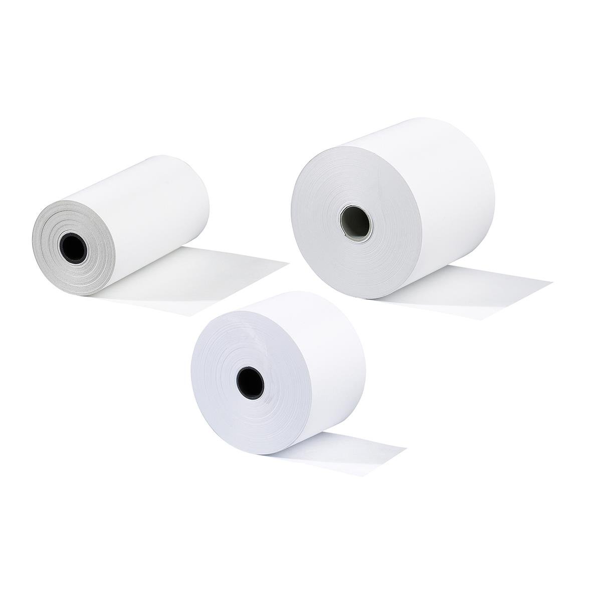 Kassarulle Thermo BPA-fri 44mm x 45m med Ø60mm och 48g, tre vita rullar