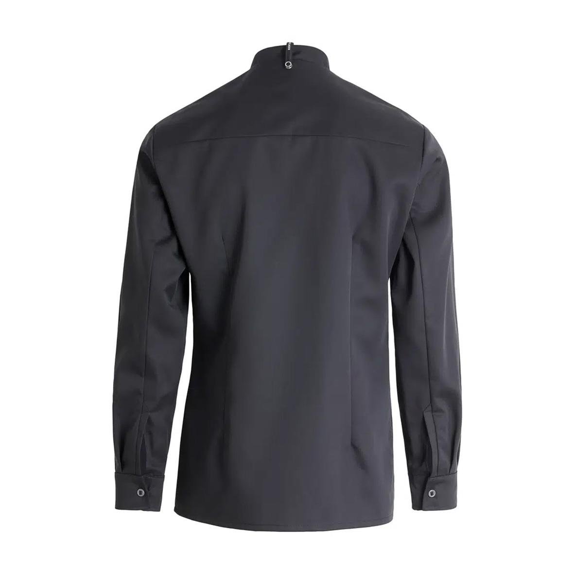 Svart kockjacka Kentaur 25281 i storlek L med dragkedja i nacken och justerbara ärmar