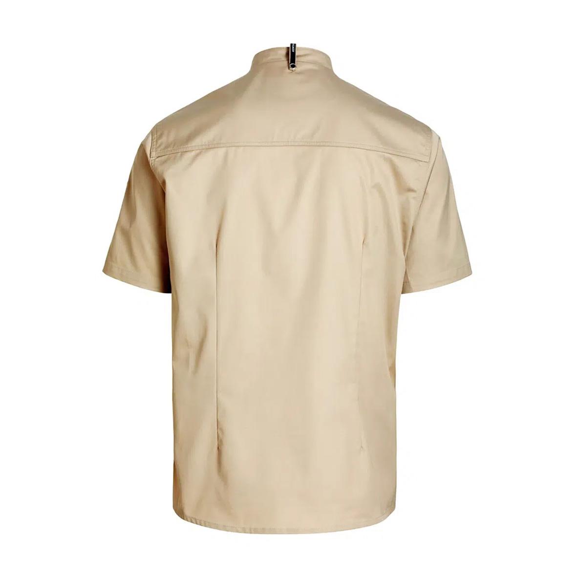 Sandfärgad kockservicejacka Kentaur 23516 i storlek 2XS, bakvy