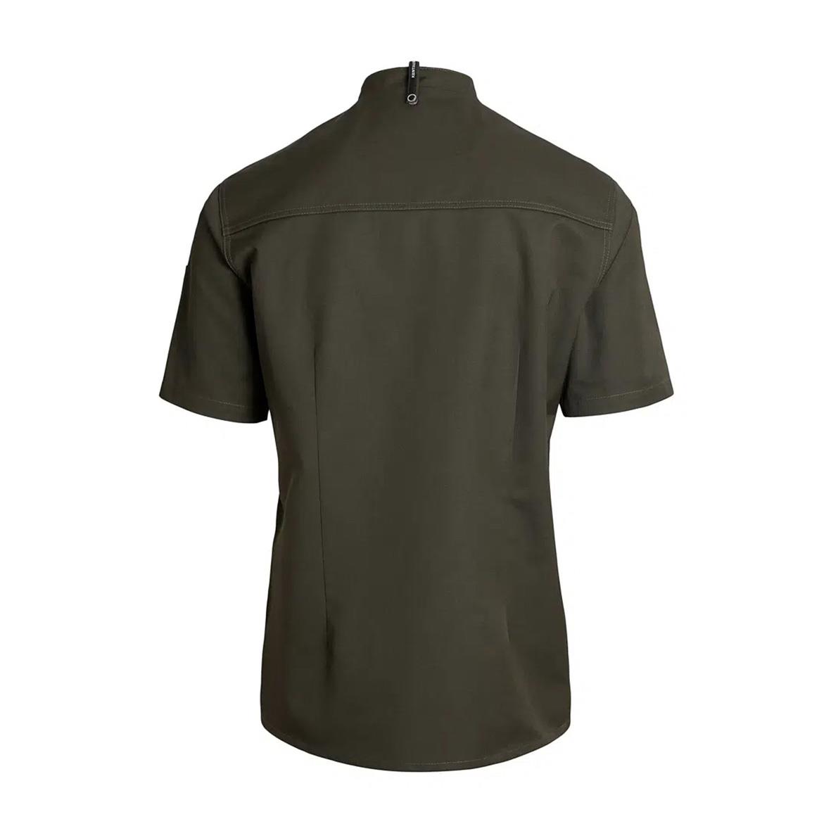 Olivgrön kock- och servicejacka Kentaur 23516 Cypres Olive XS sett bakifrån