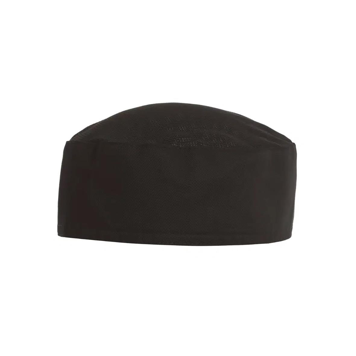 Svart mössa med nät och kentaurmönster, one size