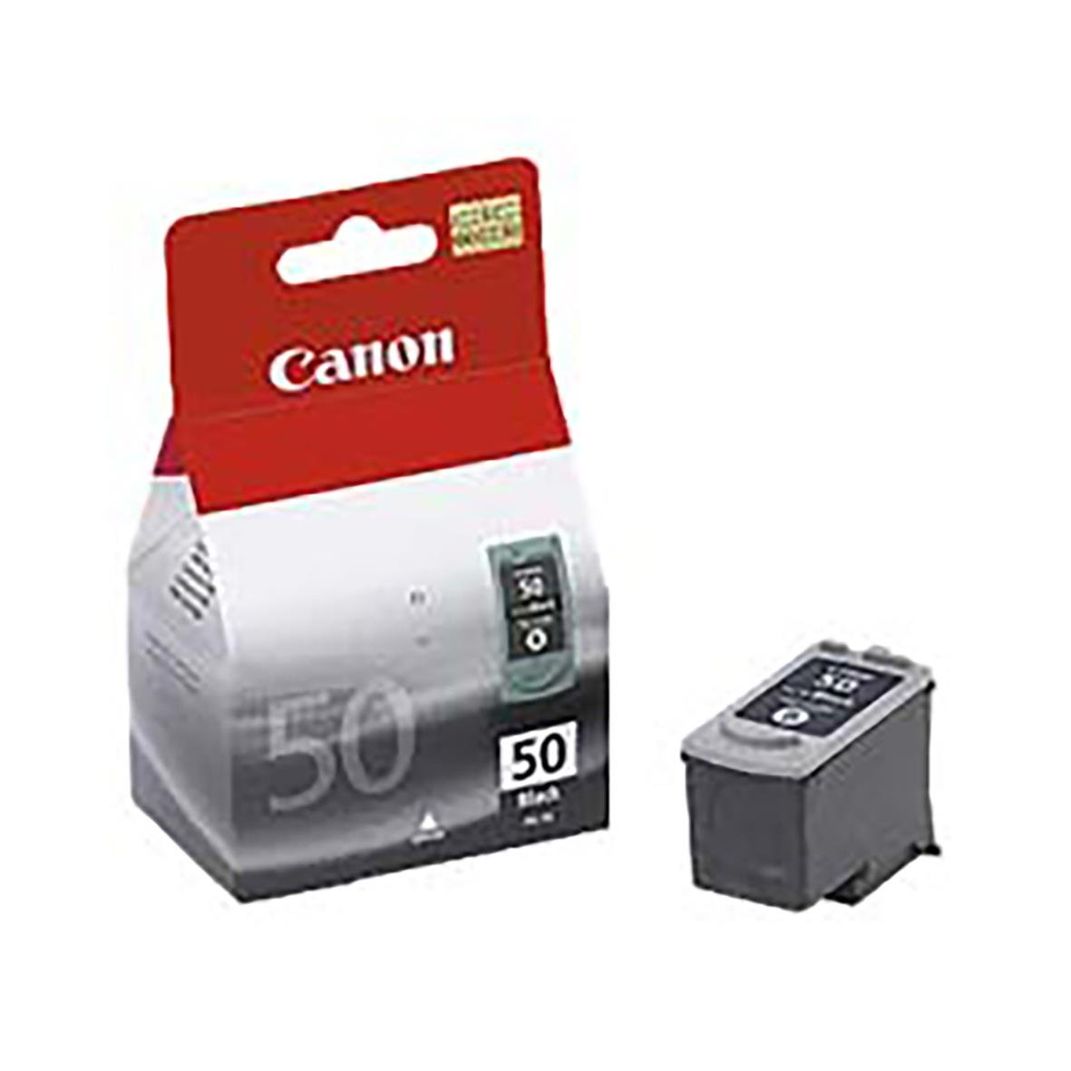 Canon XL PG-50 svart bläckpatron i förpackning och separat patron