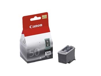 Canon XL PG-50 svart bläckpatron i förpackning och separat patron