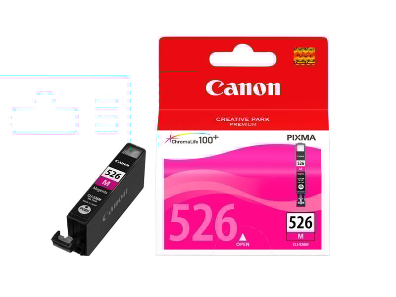 Magenta bläckpatron Canon Cli-526M 4542B001 i förpackning