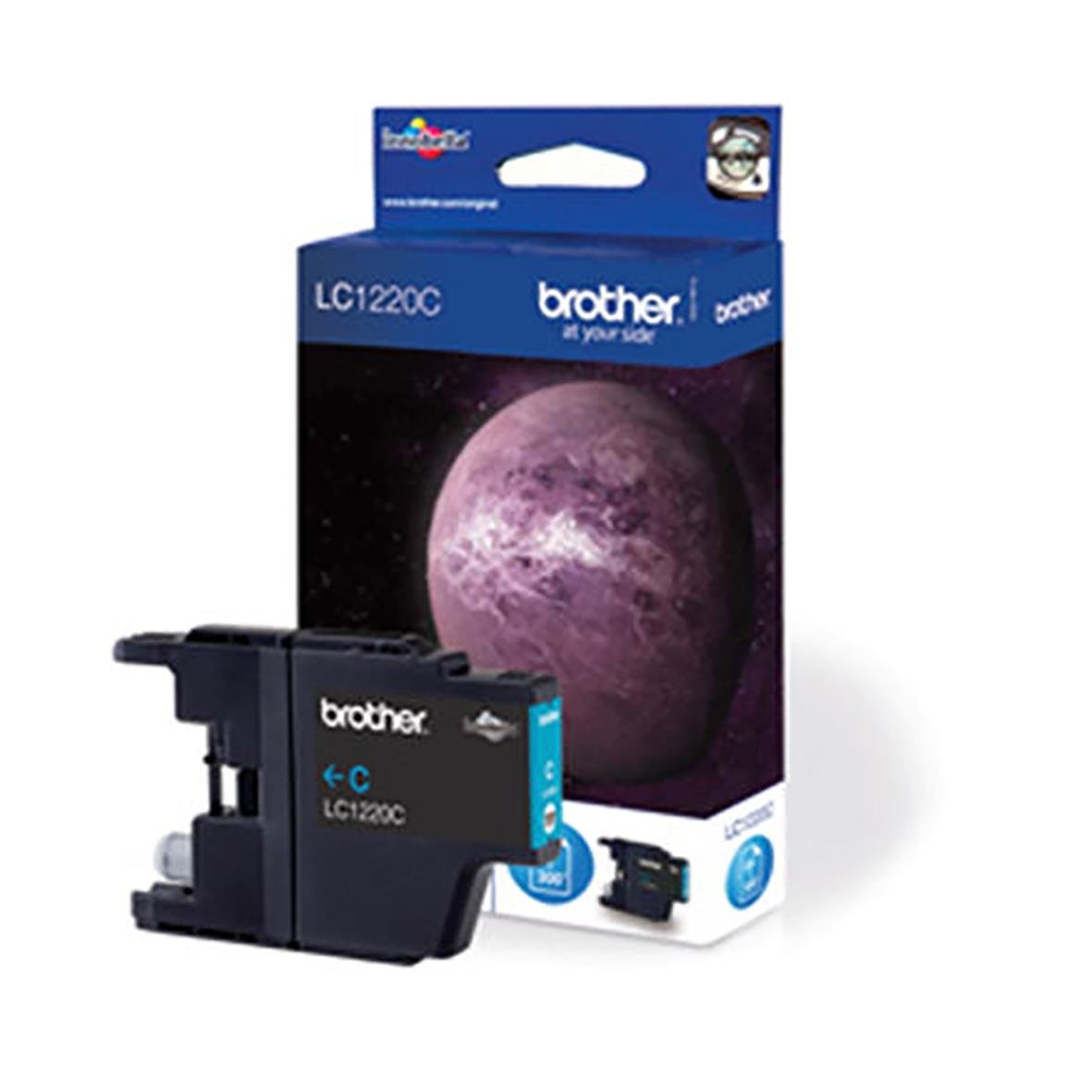 Bläckpatron Brother LC1220C Cyan för skrivare