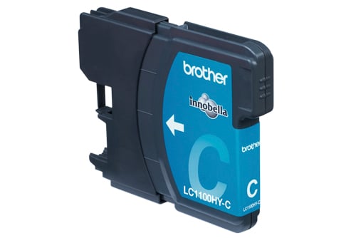 Bläckpatron Brother LC1100HYC Cyan för skrivare