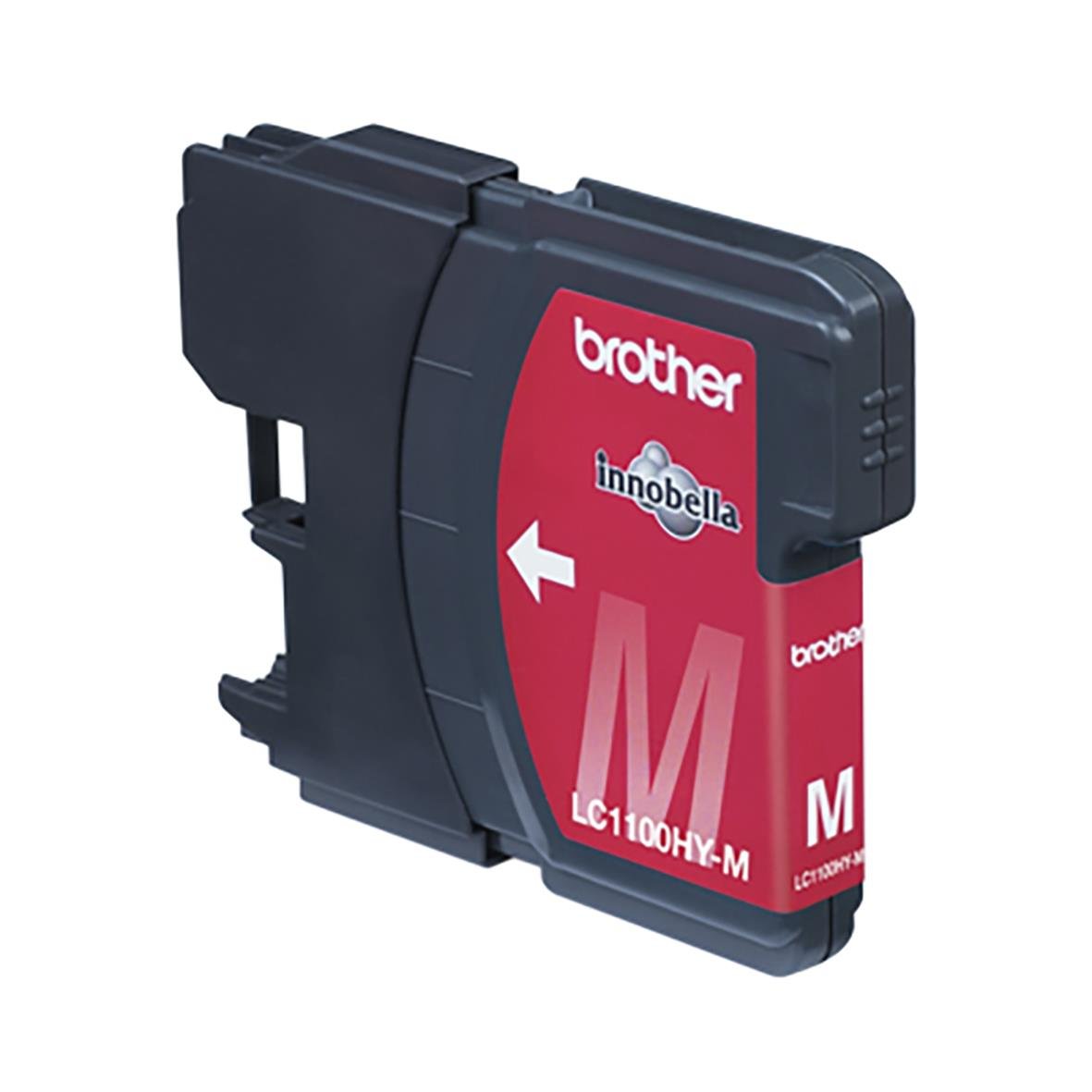 Magenta bläckpatron Brother LC1100HYM för skrivare