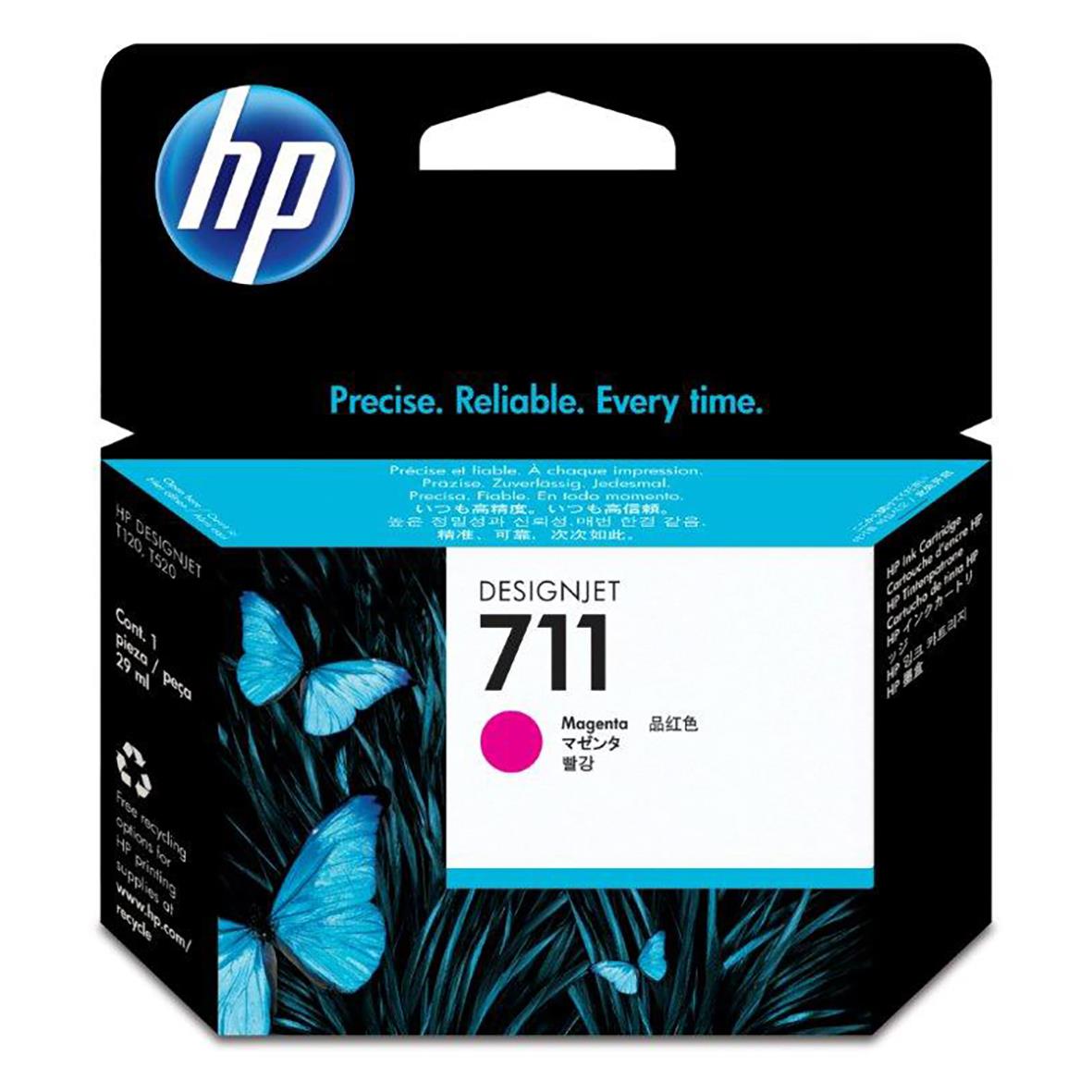 HP bläckpatron No711 29ml CZ131A Magenta för skrivare