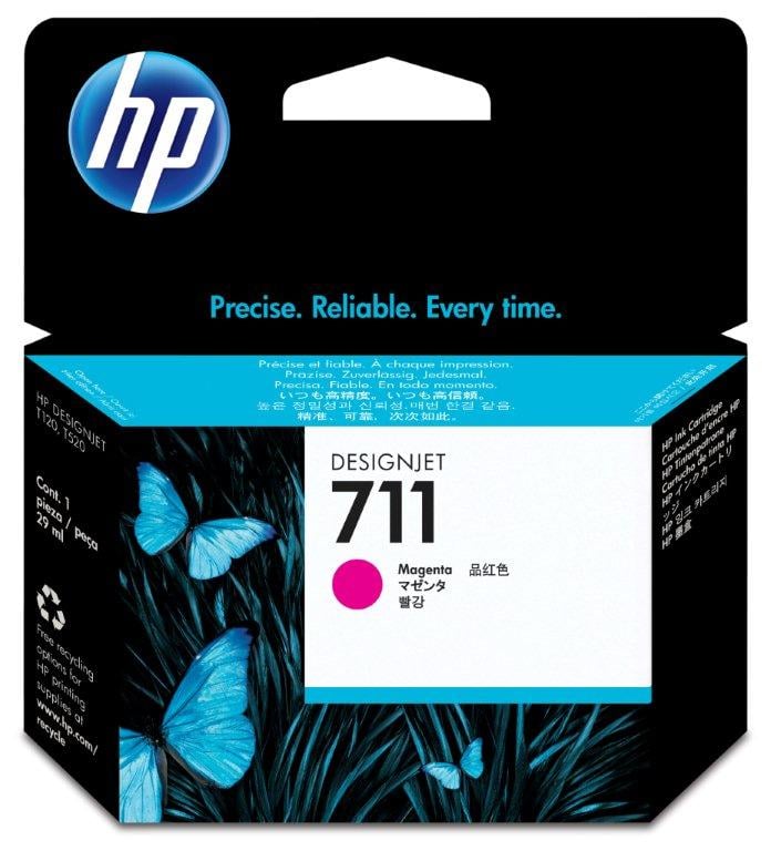 HP bläckpatron No711 29ml CZ131A Magenta för skrivare