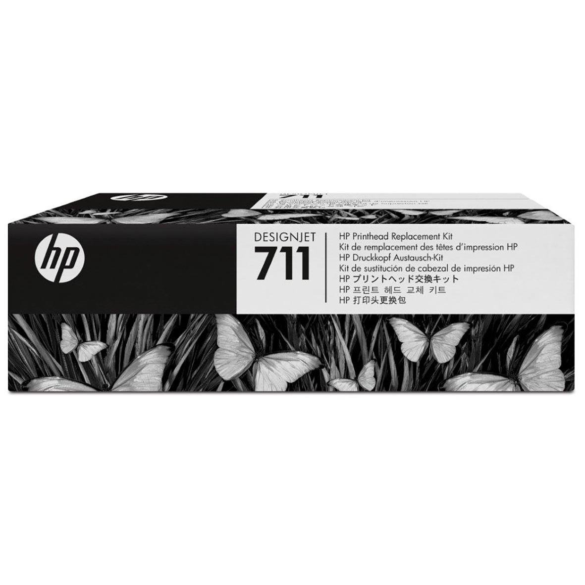 HP No711 C1Q10A skrivhuvudbyte kit i svartvitt för skrivare