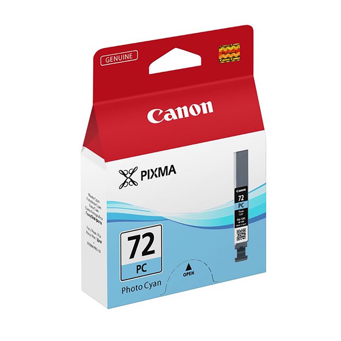 Bläckpatron Canon PGI-72 Cyan i originalförpackning