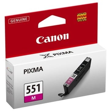 Magenta bläckpatron Canon CLI-551 för PIXMA skrivare