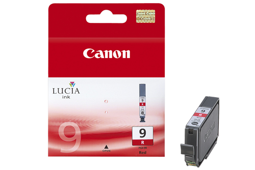 Röd bläckpatron Canon PGI-9R 1040B001 för skrivare