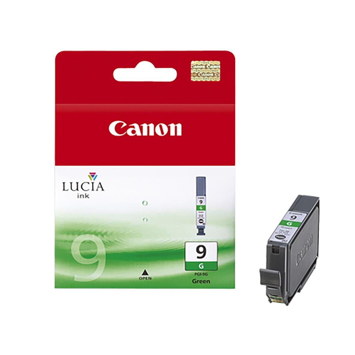 Grön bläckpatron Canon PGI-9G 1041B001 för skrivare