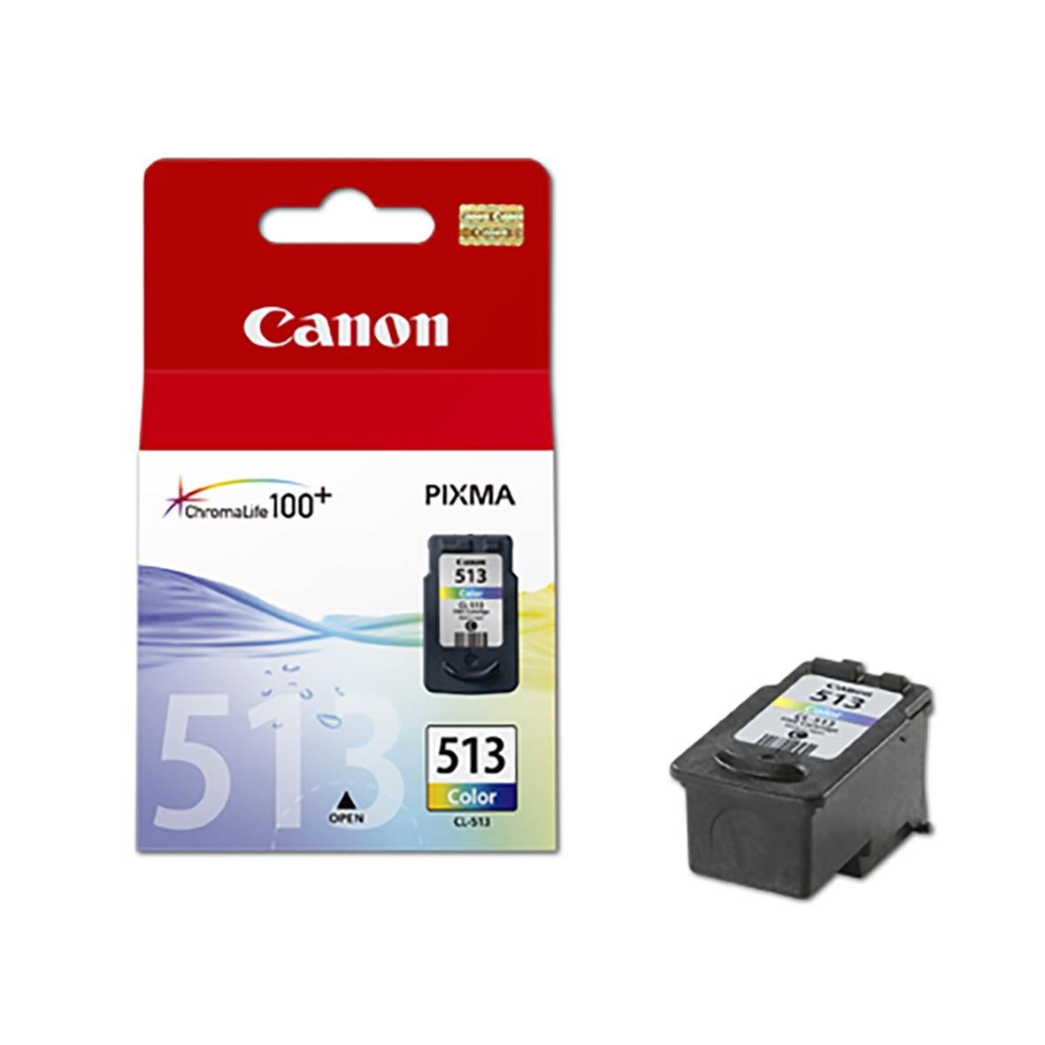 Canon CL-513 bläckpatron med tre färger i svart och färg