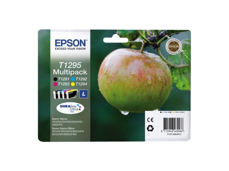 Bläckpatron Epson T1295 C13T12954010 4-färg 26010492