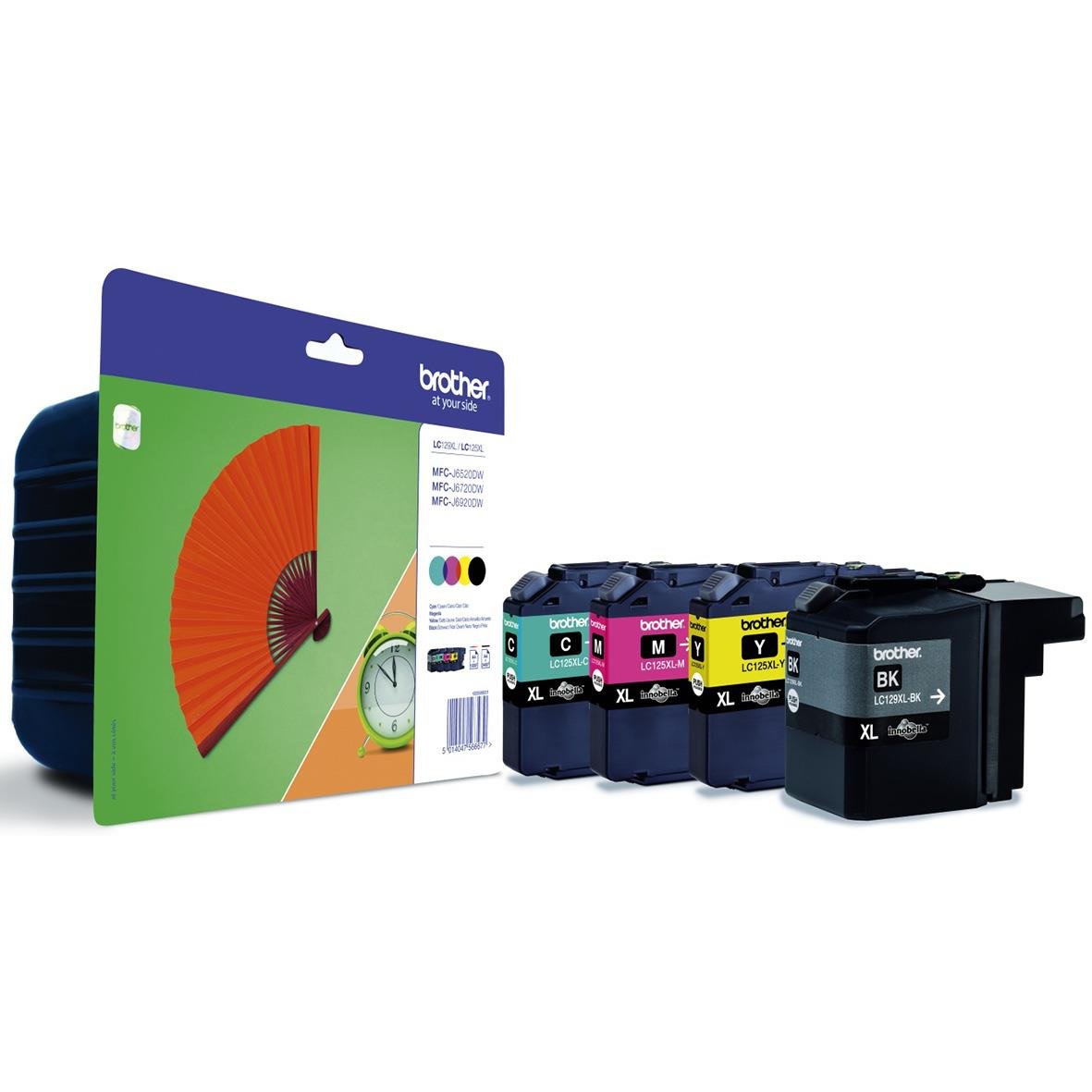 Brother bläckpatron värdepack LC129XLVALBPDR i olika färger