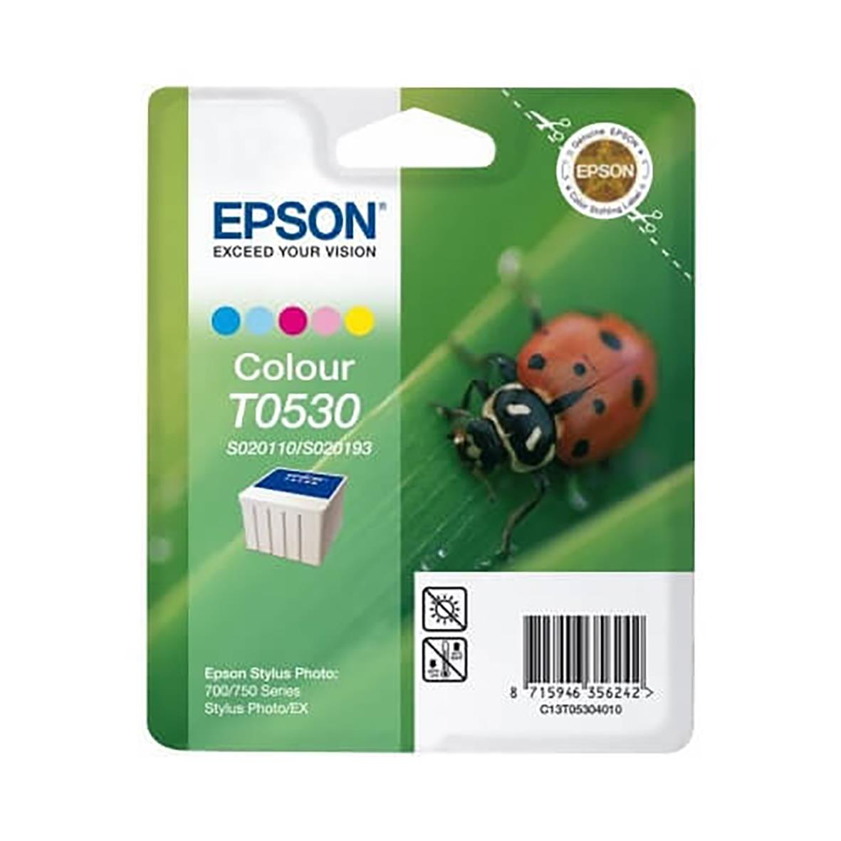 Bläckpatron Epson SP EX/700 T053040 5-färg 26010823