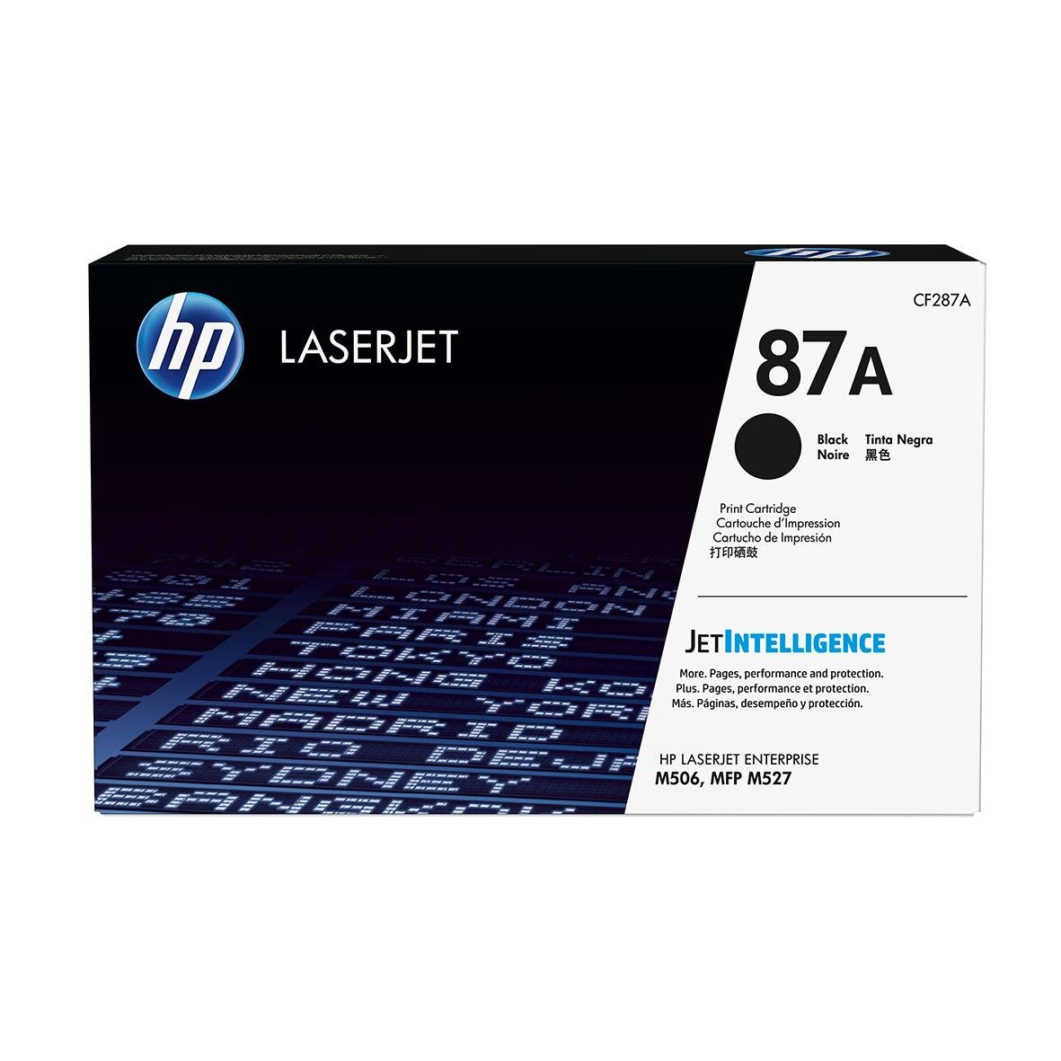 HP 87A CF287A svart lasertoner i förpackning