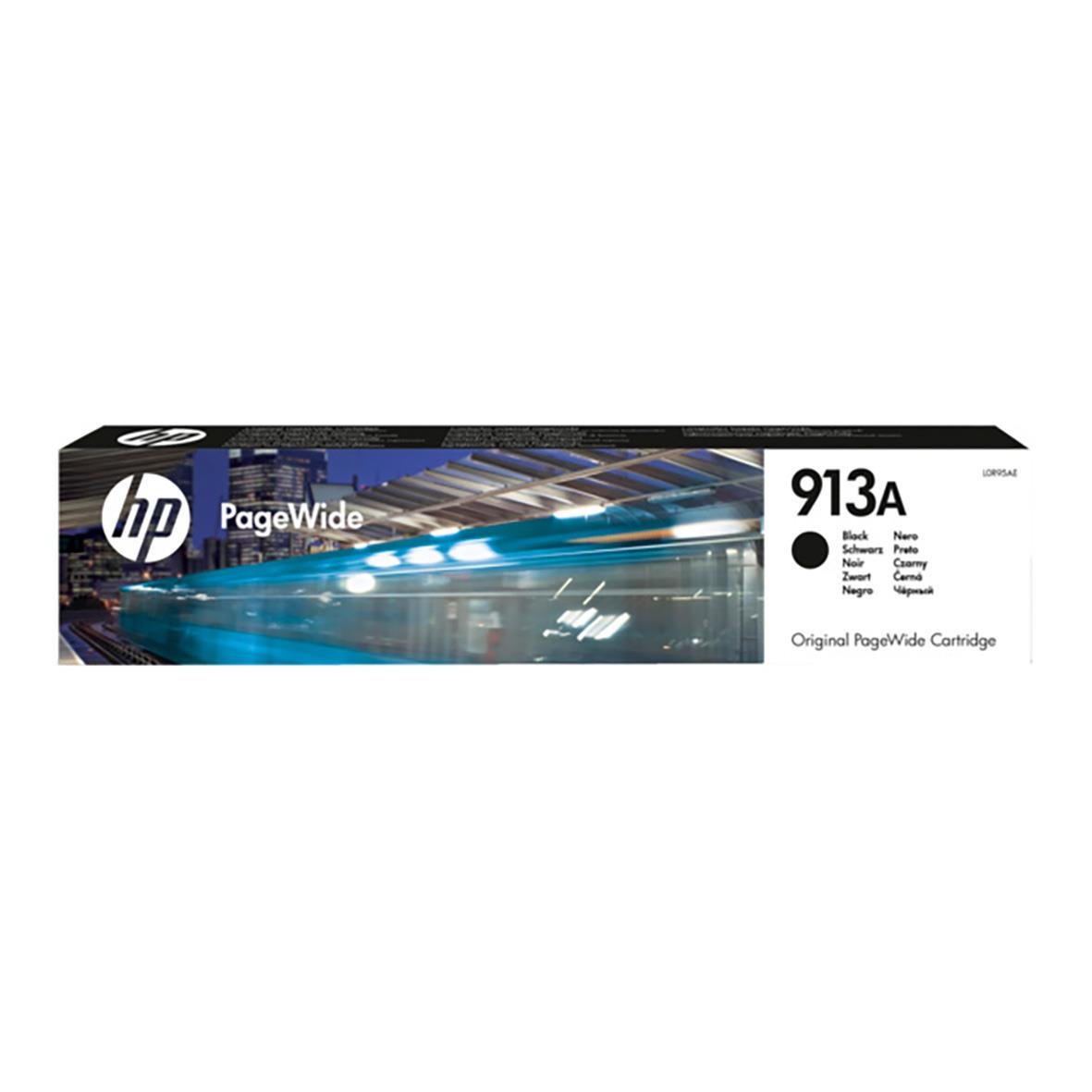 HP 913A svart bläckpatron för 3500 sidor, original, PageWide