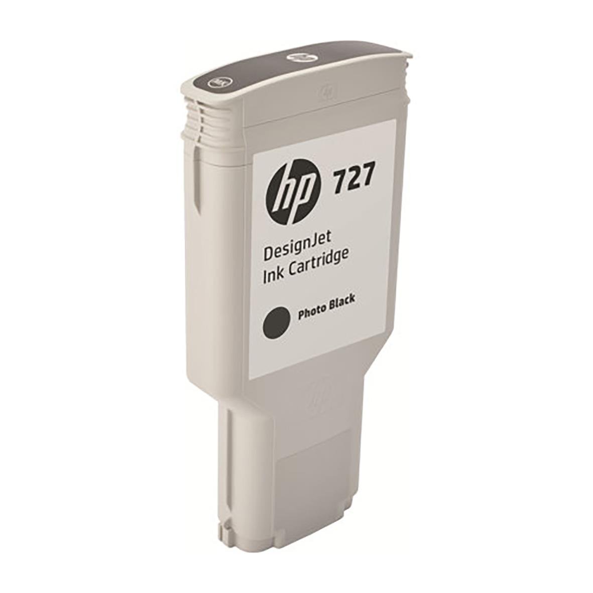 HP 727 bläckpatron för skrivare, 300ml, svart foto