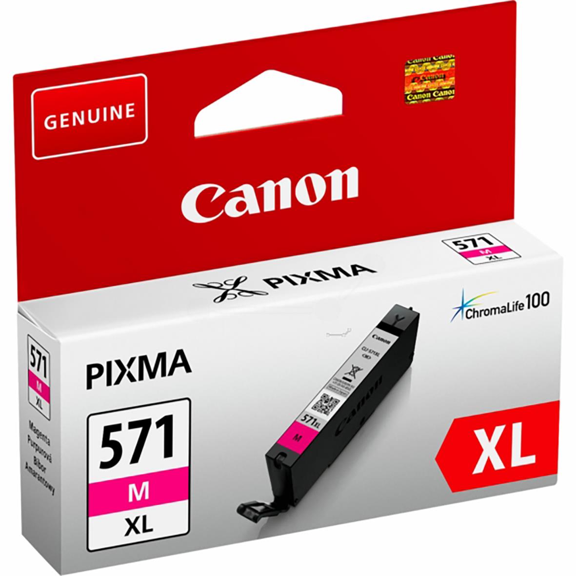 Canon bläckpatron CLI-571XL Magenta för PIXMA skrivare