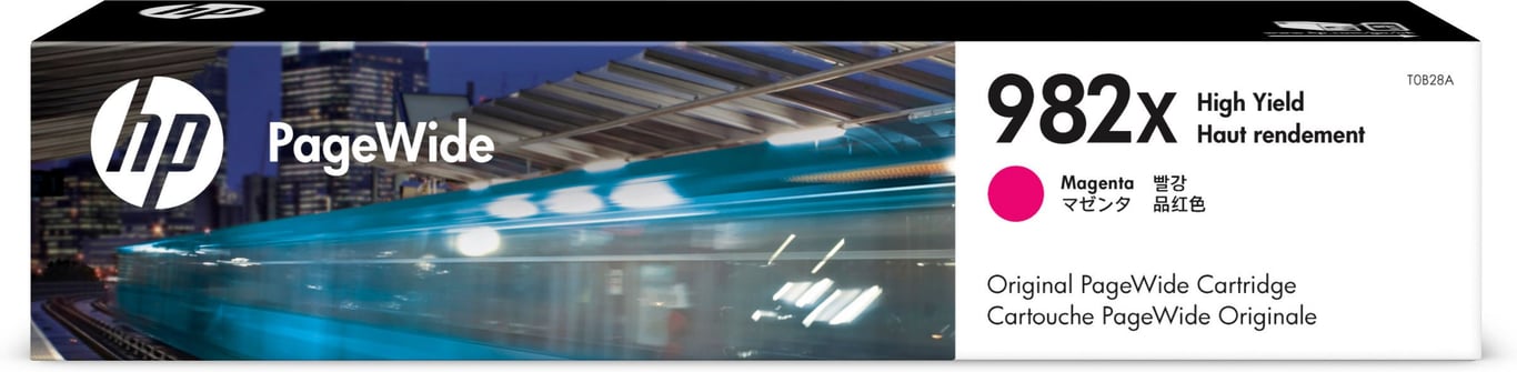 HP 982X magentapatron för 16000 sidor T0B28A i originalkartong