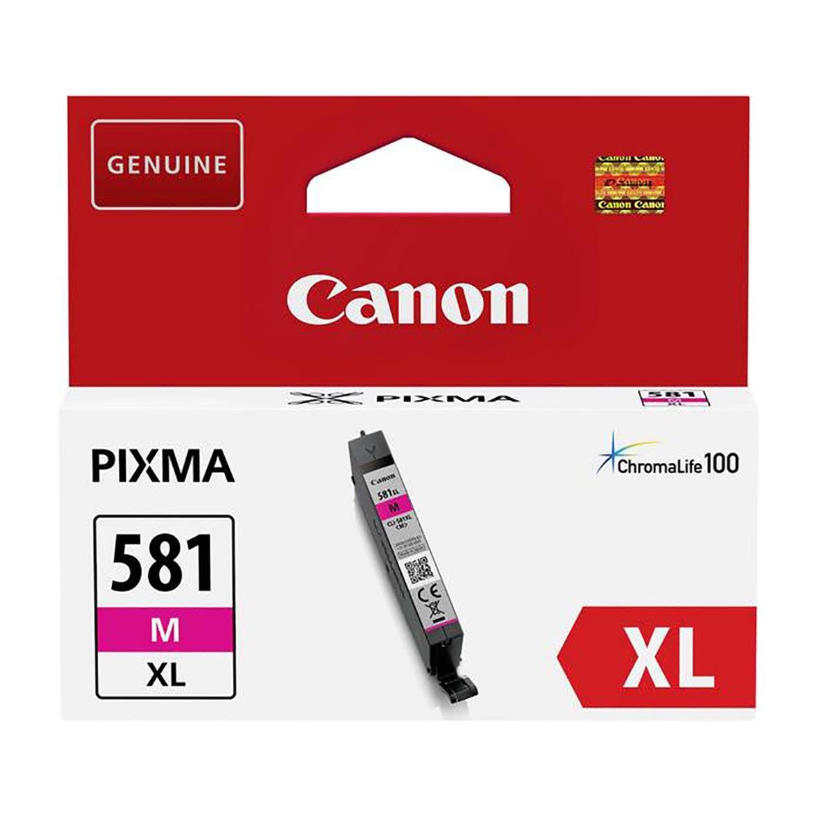 Canon bläckpatron CLI-581 XL Magenta för PIXMA skrivare