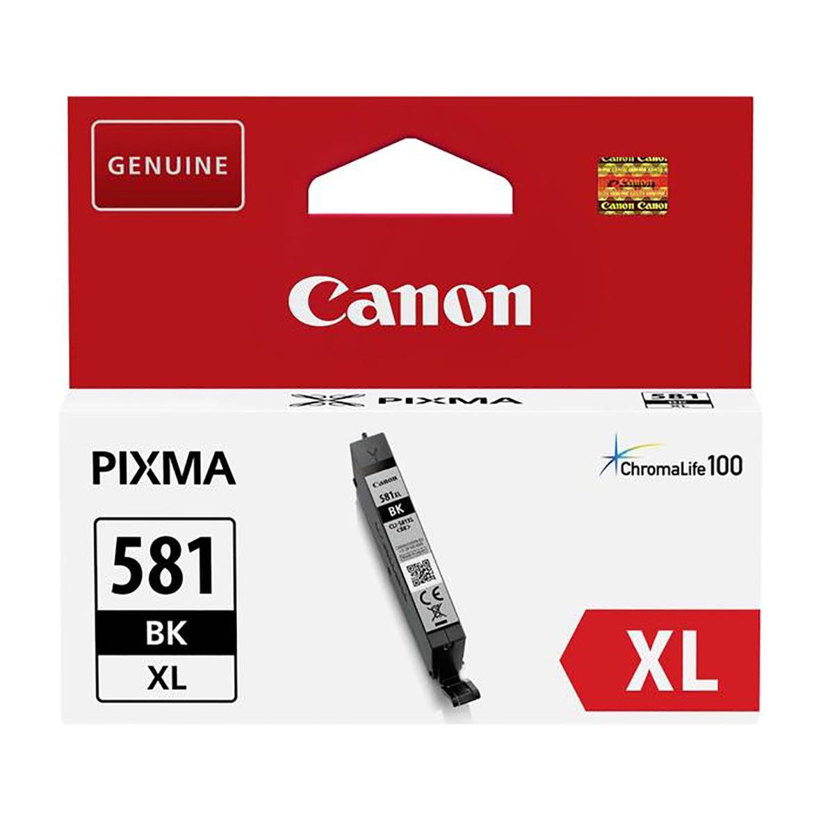 Canon bläckpatron CLI-581 XL svart för PIXMA skrivare