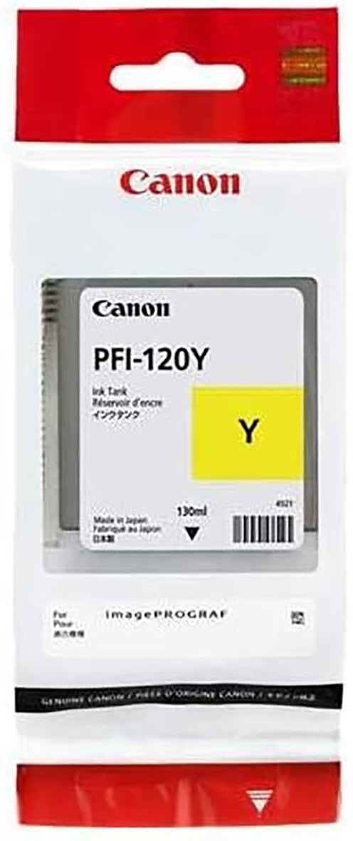 Bläckpatron Canon PFI-120Y 130ml Gul