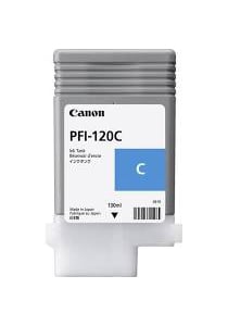 Bläckpatron Canon PFI-120C 130ml Cyan i grå behållare