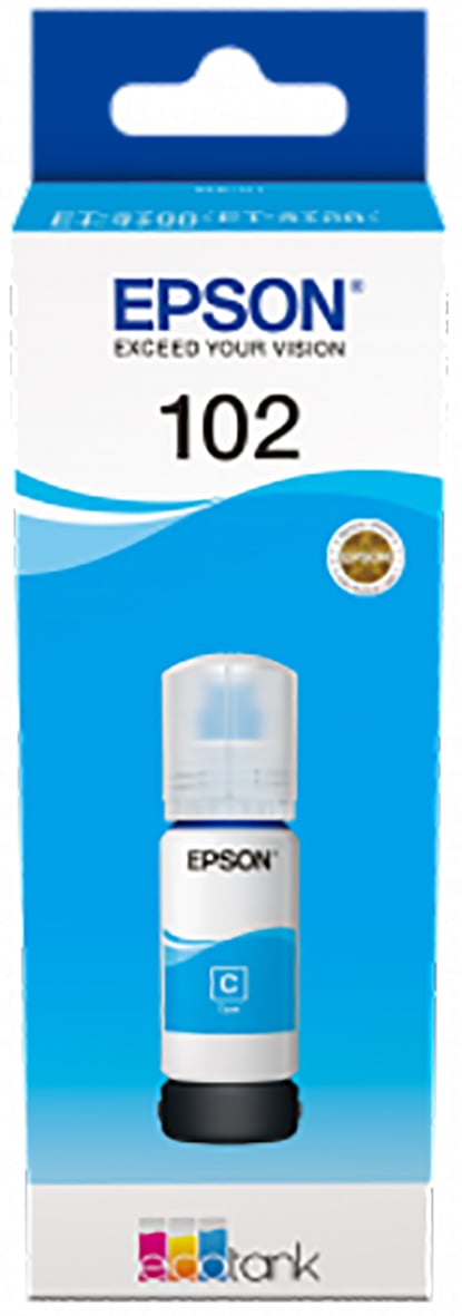 Bläckrefill Epson T102 6000 Sidor C13T03R240 Cyan 26011515