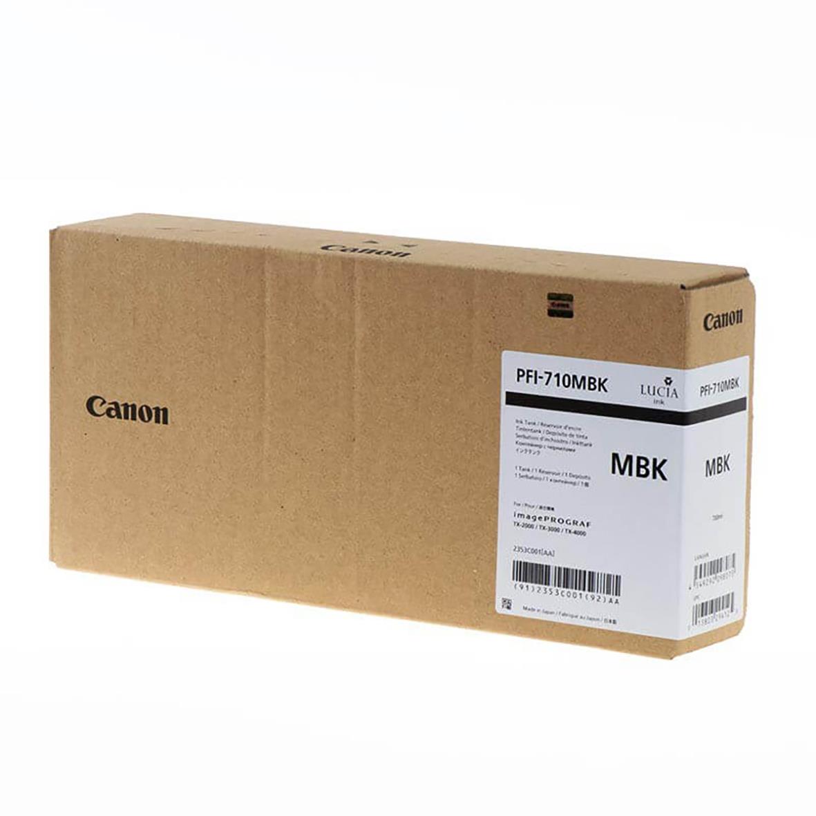 Canon PFI-710 MBK matt svart bläckpatron i stor kartong