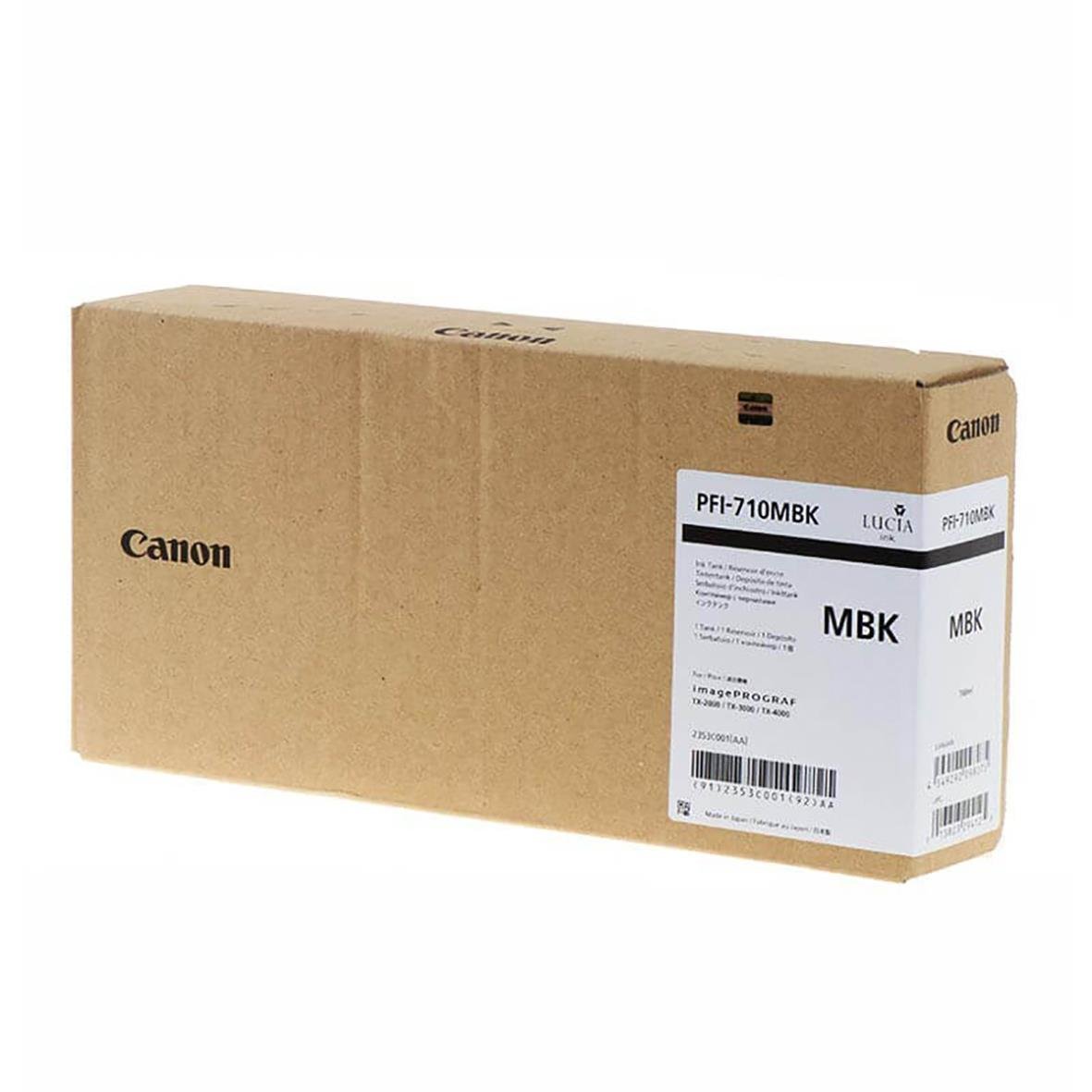 Canon PFI-710 svart bläckpatron i kartong